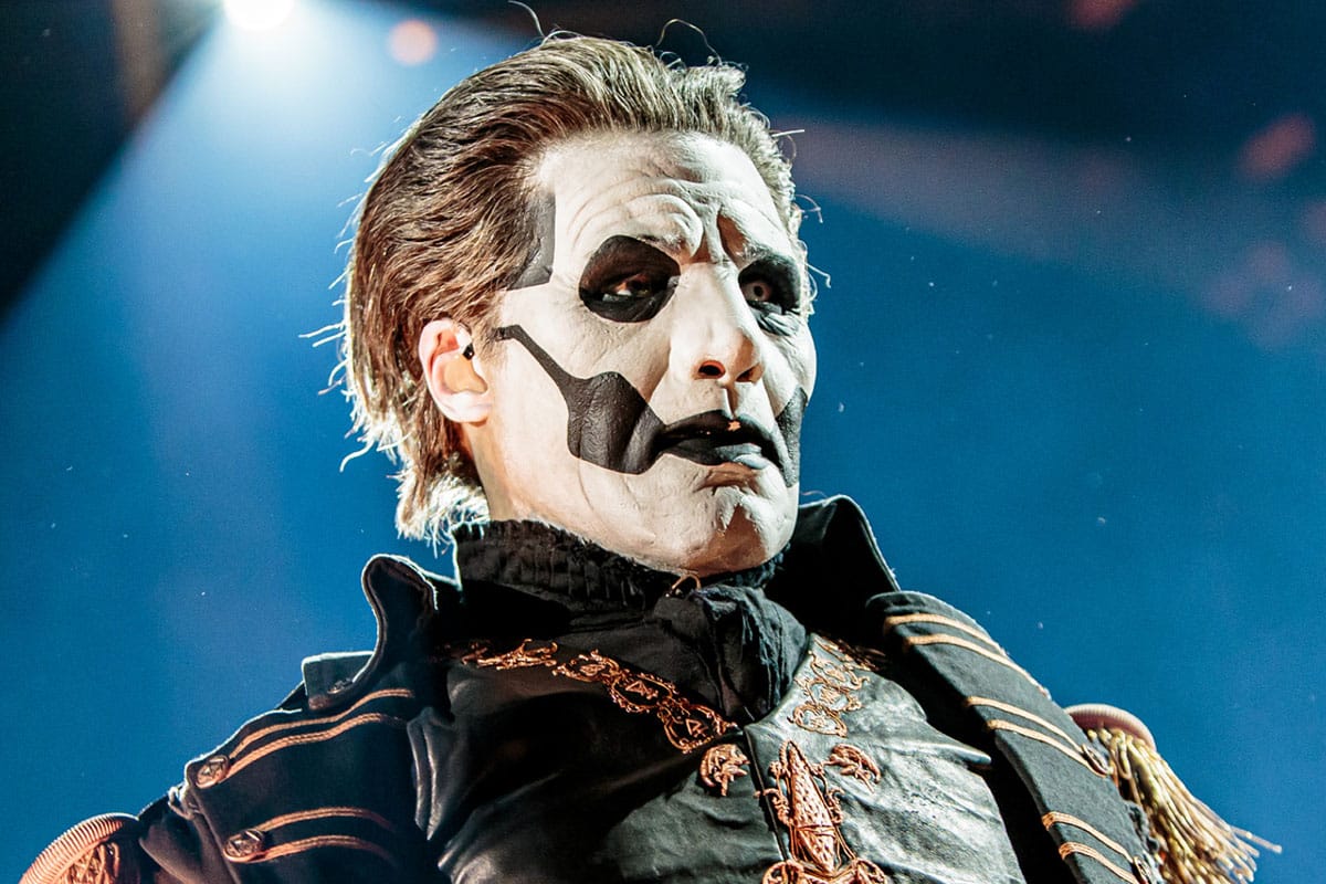 Ghost Tobias Forge On Stage With Makeup